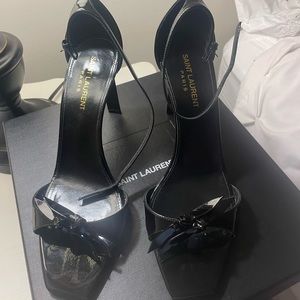 YSL Black Heels